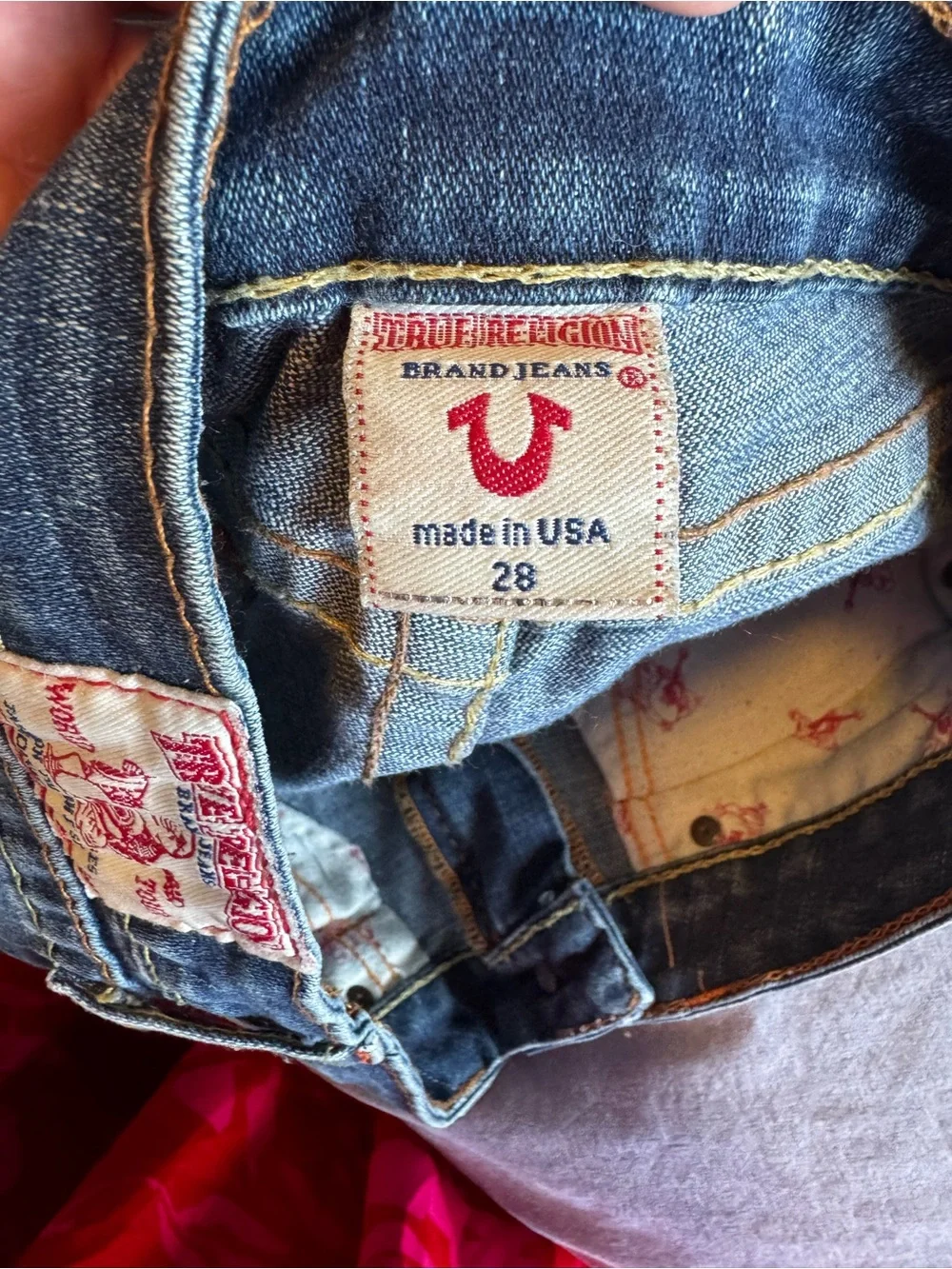 True Religion Women's Dark Blue Flare Jeans - Picture 2 of 3